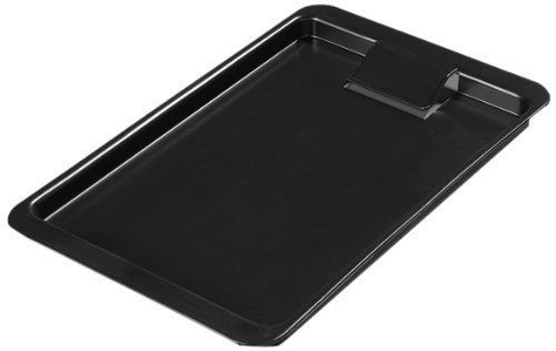 Carlisle 302003 styrene check holder tip tray, black (case of 12), 7.75&#034; x 4 3/8 for sale
