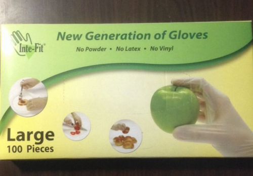 Food Service Gloves - 100 count LARGE NO POWDER or LATEX or VINYL