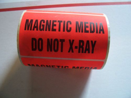 LOT of 25      3x5 , Magnetic Media   Sticky Labels