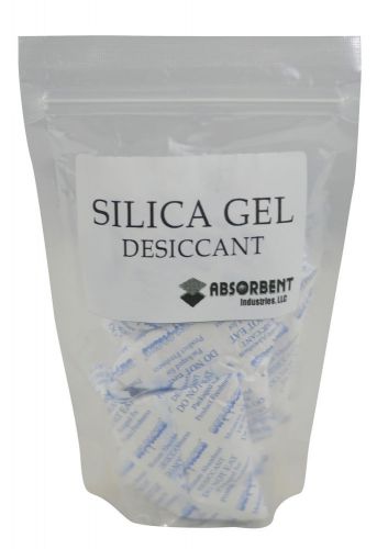 50 gram X 5 PK Silica Gel Desiccant Moisture Absorber FDA Compliant Food Grade