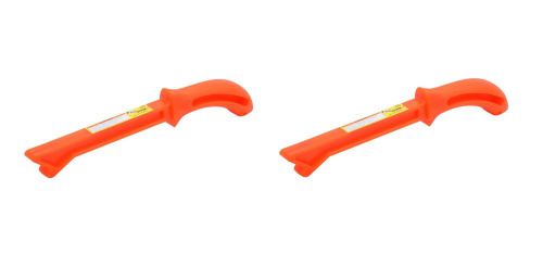 Lot of Two Orange Push Stick For Joiner Router Table, Tablesaw Etc.