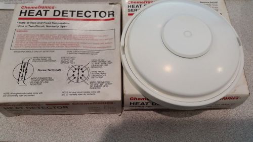 QTY 2 LOT CHEMETRONICS HEAT DETECTOR SERIES 600 NEW 601 Model