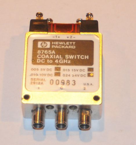 HP 8765A Coaxial Switch opt. 024 &amp; 100