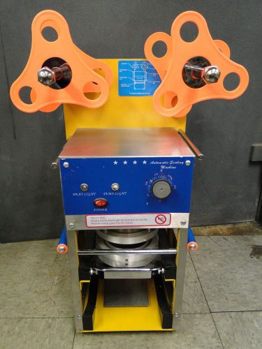 Semi Automatic Boba Tea Coffee Cup Sealing Sealer Machine Bubble Cup No Reserve!