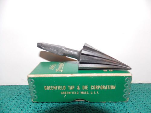 Vintage carbon burring reamer by greenfield tap &amp; die corp. # 242 1/8&#034; x 1&#034; for sale