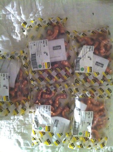 40  VIEGA copper 90 elbow 1/2&#034; pro press part 77317 epdm gasket new in package