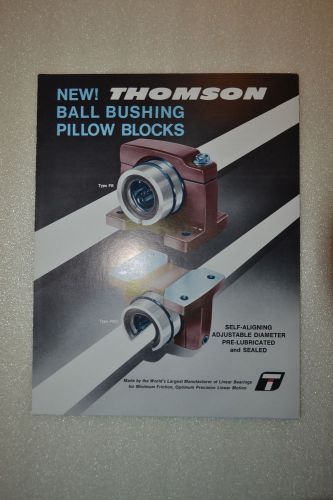 Thomson industries, inc. new ball bushing pillow blks catalog (1969) (jrw #050) for sale