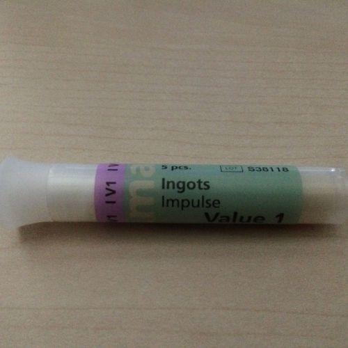 Ivoclar IPS E.max Press Ingots Impulse Value 1 Pressable Ceramic 5pk NEW