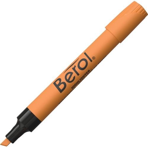 LOT OF 4 Berol Highlighter - Broad,Narrow -Orange Ink/Barrel - 12/Pk - SAN64325