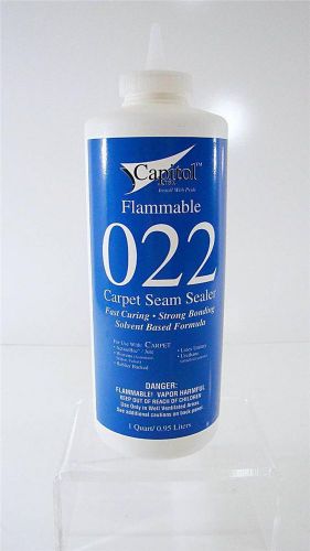 Capitol usa #022 carpet seam sealer - one quart bottle for sale