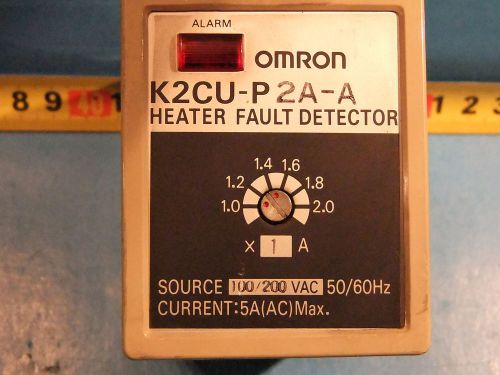 OMRON K2CU-P2A-A   (K2CUP2AA) Heater fault detector Used