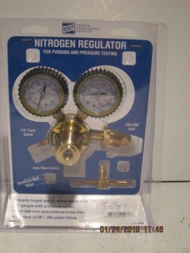 NRP NITROGEN PRESSURE REGULATOR NEN450F, 1/4 FLARE OUTLET FREE SHIPPING,  NISP!!