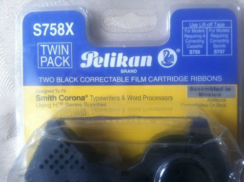 1 pelikan black correctable film cartridge ribbon  fits smith corona typewriters for sale