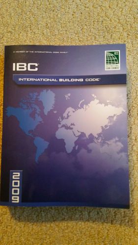 2009 International Building Code book