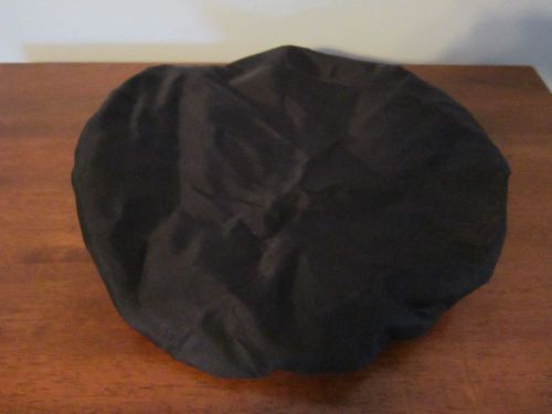 POLICE SECURITY 8 POINT HAT RAIN COVER REVERSIBLE BLACK &amp; ORANGE BARELY USED