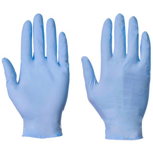 100 LATEX FREE Premium Blue Nitrile Powder Free Disposable Gloves