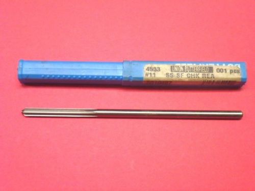 Nos! union butterfield .192&#034; number &#034;11&#034; chucking reamer, 4533 for sale