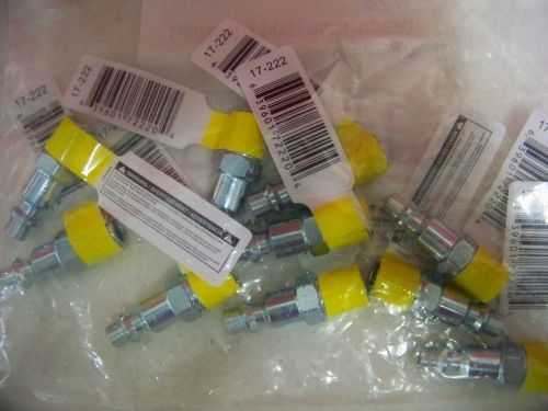 Bag of 10 1/4&#034; Male Air Coupling New in Package
