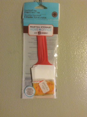 Martha Stewart Home Office With Avery Elastinote Tags Red