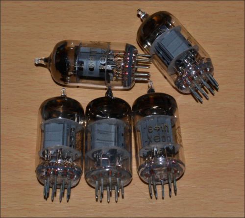 6BL8 = ECF80 Wide Band Triode-Pentodes 6F1P. QTY=5