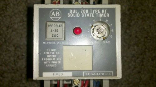 allen-bradley 700 type rt solid state timer 700-RT20T00A1