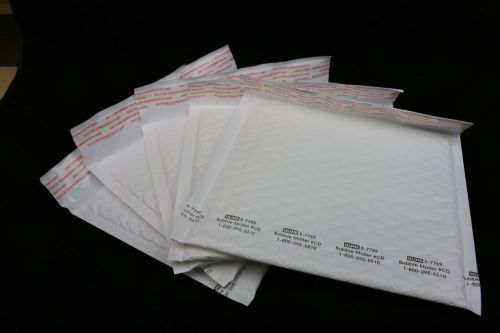 LOT CD POLY BUBBLE BAG DVD MAILER MAILING SHIPPING ENVELOPE SELF SEAL 5 PACK