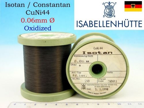 1x 283.1g SPOOL O ISOTAN Constantan 42AWG 0.06mm ~180 ?/m 55?/ft Resistance WIRE