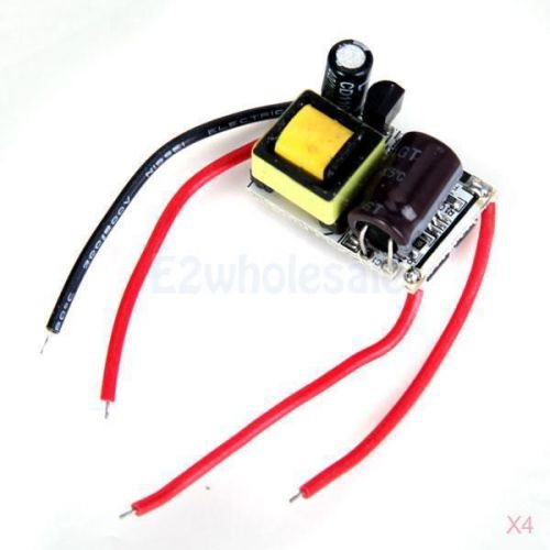 4x ac 85-265v 1 x 3w constant current led driver dc2.5-5v for sale