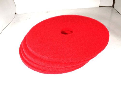 Genuine box of 4 red 3m 5100 buffer pad 20 inch 505mm 61-5000-3594-6 for sale