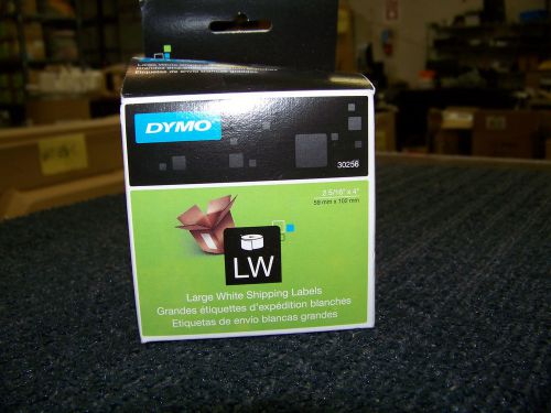 Dymo Large White Shipping Labels 5 Rolls of 300 # 30256 New