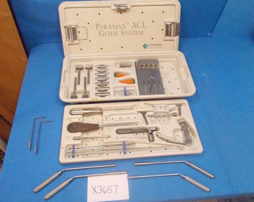 Linvatec Paramax ACL Guide System w/ Tray (32 Pieces)