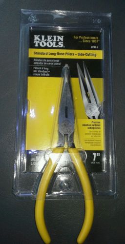 Klein tools D203-7 , Standard Long-Nose Pliers, Side-Cutting, 7 inch