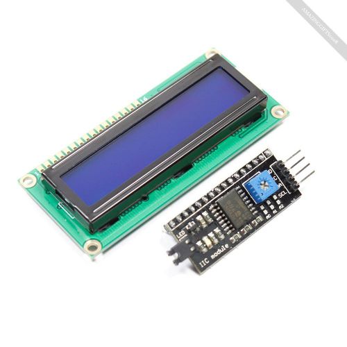 fancy IIC / I2C 2.5&#034; Blue Screen LCD Display Module for Arduino - Green + Black