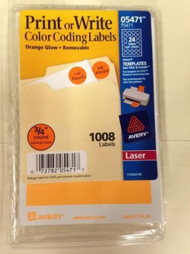Avery Dennison (05471) Print or Write Round Color Coding Labels (3/4&#034; Diameter)