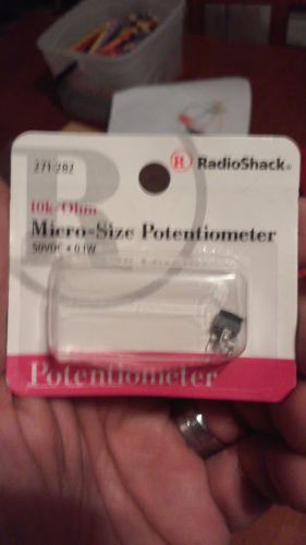 10K Ohm Micro Size Potentiometer NEW in Package Radio Shack