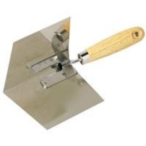 Bon 13-149 Stainless Steel Angle Trowel with Wood Handle