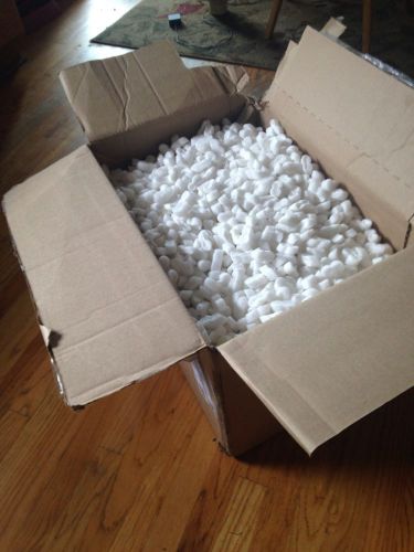Large box of packing peanuts