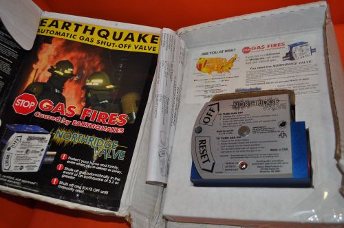NEW Northridge Valve Earthquake Automatic Shut Off Valve model G075B IN BOX