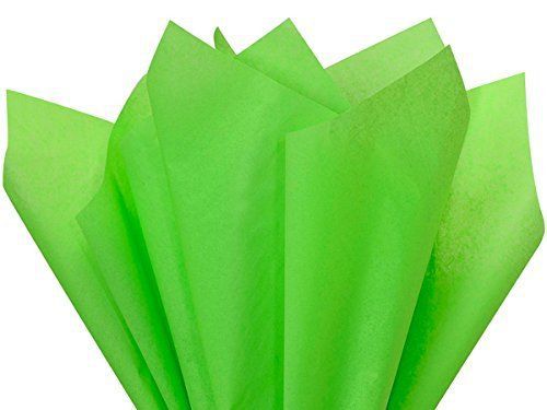 Groovy Green Tissue Paper 15&#034; X 20&#034; - 100 Sheet Pack