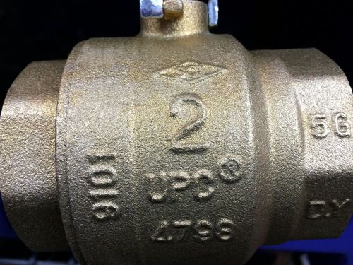 2&#034; brass full port ball valve 600# wog smith cooper international for sale