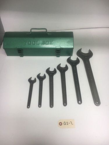 Netsuren Open End Wrench (Set Of 6) M12,M14,M18,M20,M24,M30 Warranty!