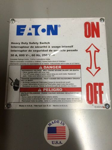 EATON Heavy Duty safety switch