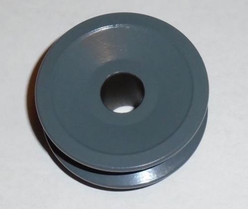 Ak23-1/2 cast iron pulley sheave, 2.30&#034; od for single groove 3l, 4l and a belts for sale
