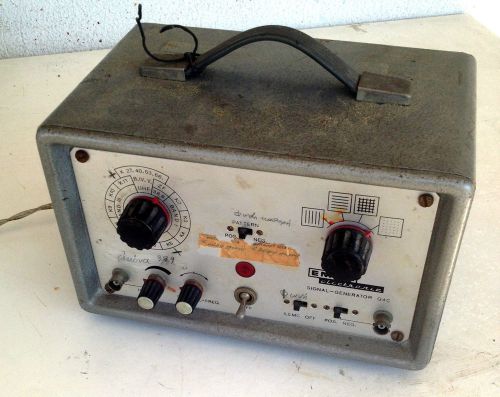 vintage signal generator VHF UHF EMKA electronics 1950&#034;s very good condition