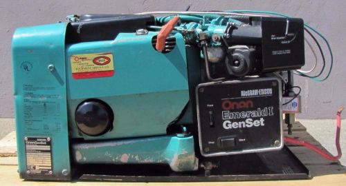 Cummins Onan Emerald I GenSet 4000 Watt RV Generator 4 kW