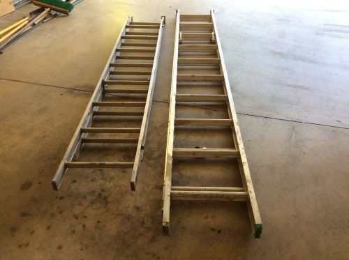 WERNER Ext Ladders (2) / 20&#039; &amp; 16&#039; / Good Condition / Make Offer / Pick-up Only