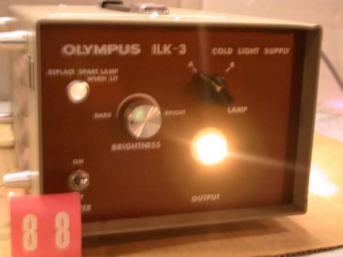 Olympus ILK 3 Endoscopy Cold Light Supply Source Free S&amp;H