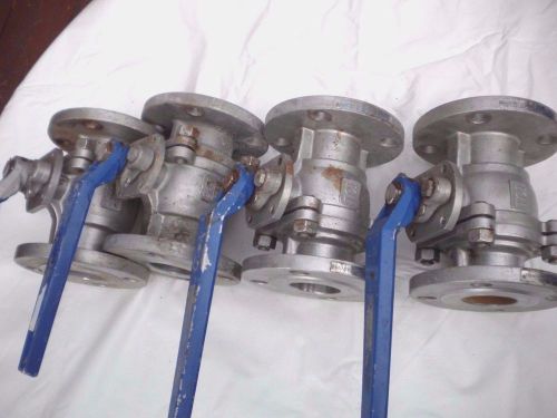 2&#034; TCI flanged ball valve stainless steel 316
