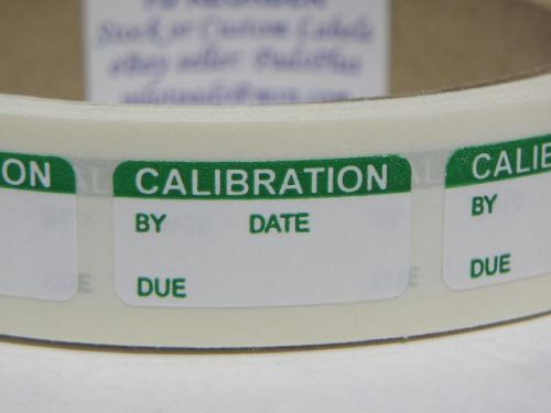 CALIBRATION tiny 1/2x1 Sticker Label Lift Off Removable Adhesive 250/rl