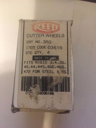 Reed - 3RG - Cutter Wheel for Steel; Stainless Steel (Package of 4) -03616